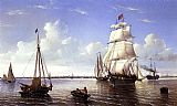 Boston Canvas Paintings - Boston Harbor